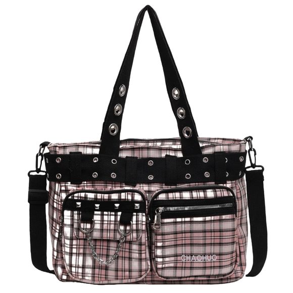 Y2K Tote Bag Canvas Shoulder Bag Large Gothic Bag Skull Handbag c: - Picture 1 of 8